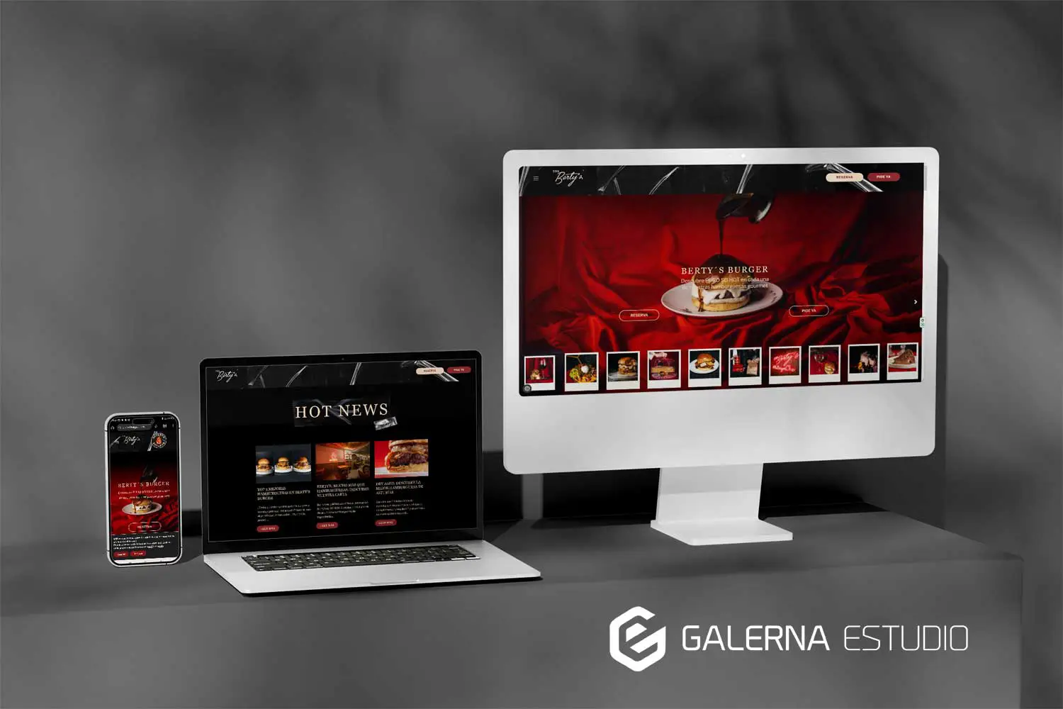 Mantenimiento contenidos página web Wordpress Bertys Burger