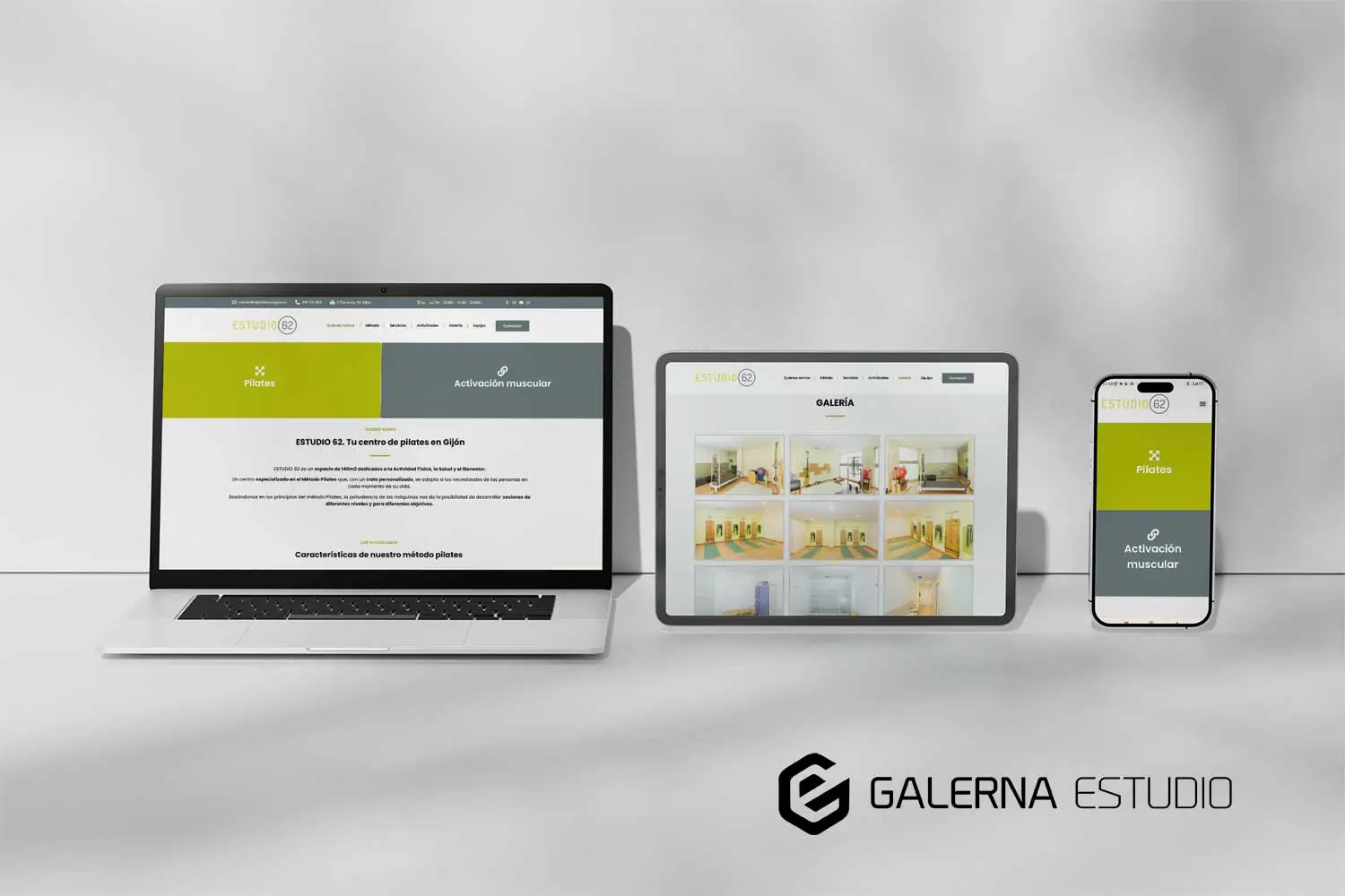 Creación página web Wordpress responsive estudio pilates